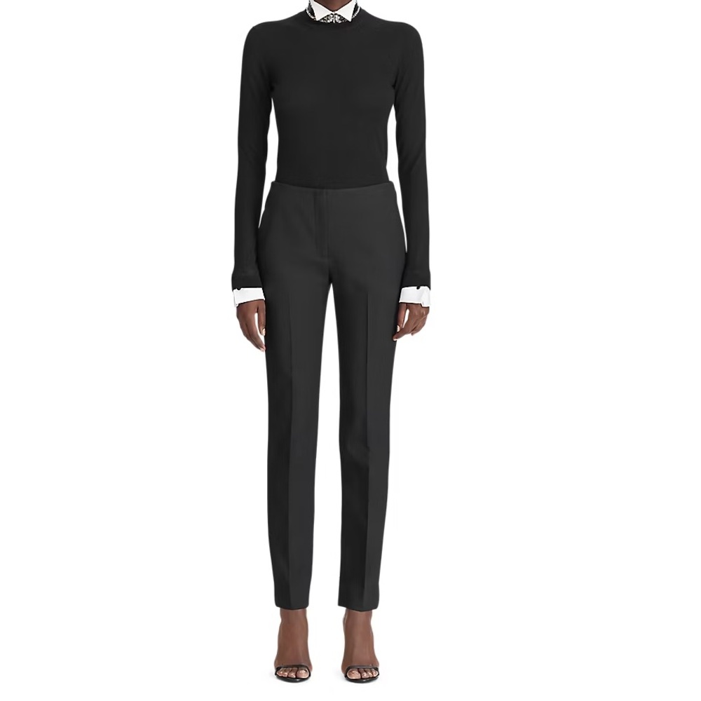 NWOT Ralph Lauren Collection Black Wool Pant, Size 4